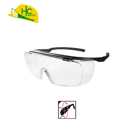 Schutzbrille mit dreifach verstellbaren Bügeln - Schutzbrille zum Schutz vor Tröpfchen, Staub, Ölflecken, Spritzern und Pollen